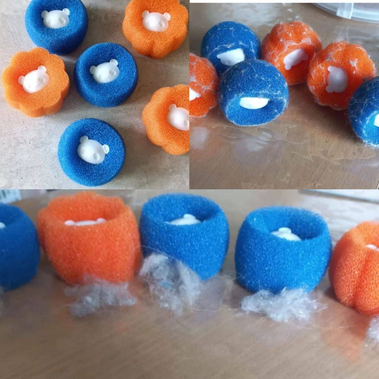 Шарики для стирки от шерсти, волос и катышек