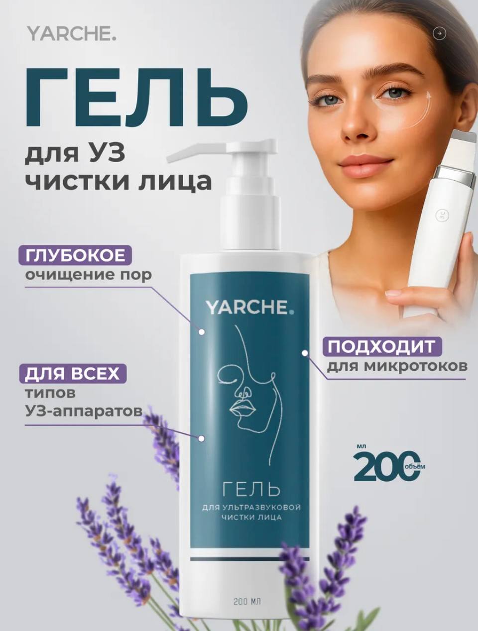 ГЕЛЬ ДЛЯ МИКРОТОКОВ И УЛЬТРАЗВУКОВОЙ ЧИСТКИ